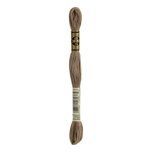 DMC 3790 Ultra Dark Beige Grey Stranded Cotton Embroidery Floss