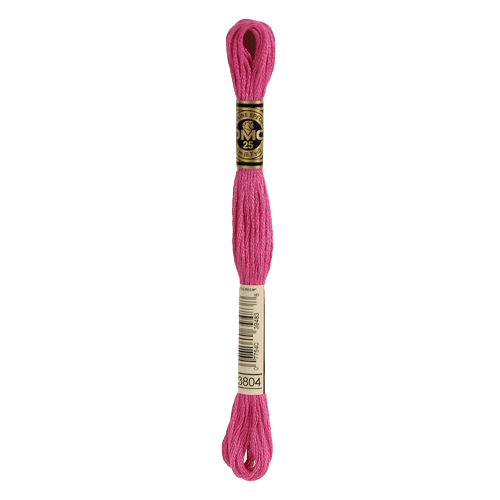 DMC 3804 Dark Cyclamen Pink Stranded Cotton Embroidery Floss