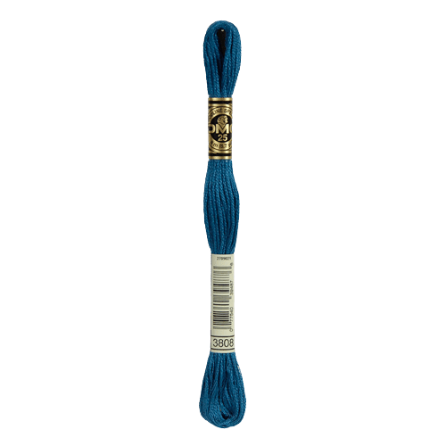 DMC 3808 Ultra Very Dark Turquoise Stranded Cotton Embroidery Floss