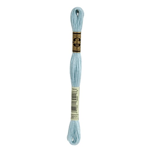 DMC 3811 Very Light Turquoise Stranded Cotton Embroidery Floss