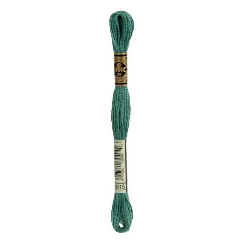 DMC 3815 Dark Celadon Green Stranded Cotton Embroidery Floss