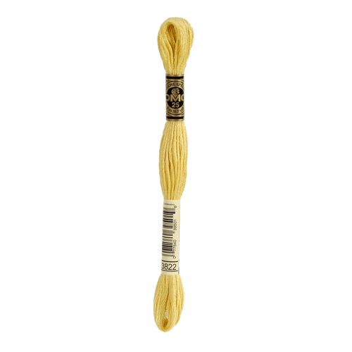 DMC 3822 Light Straw Stranded Cotton Embroidery Floss