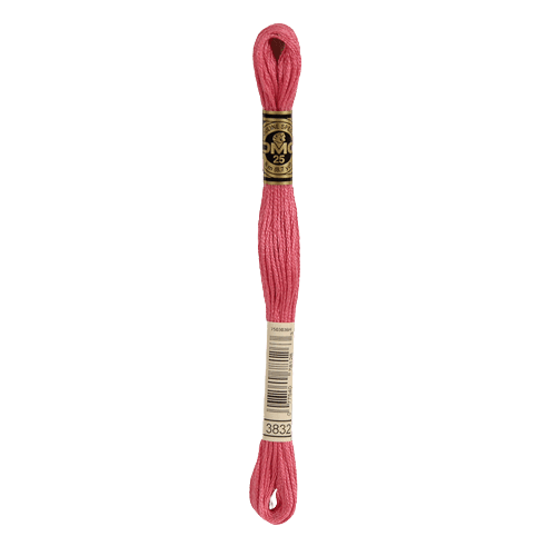 DMC 3832 Medium Raspberry Stranded Cotton Embroidery Floss