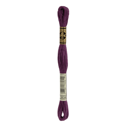 DMC 3834 Dark Grape Stranded Cotton Embroidery Floss