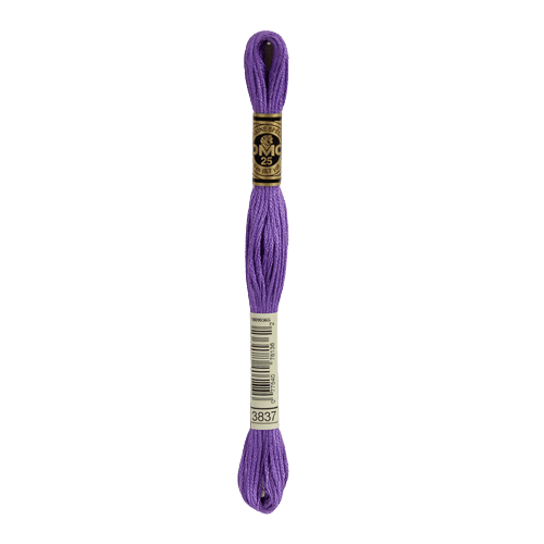 DMC 3837 Ultra Dark Lavender Stranded Cotton Embroidery Floss