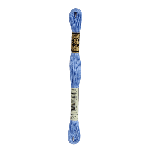 DMC 3839 Medium Lavender Blue Stranded Cotton Embroidery Floss
