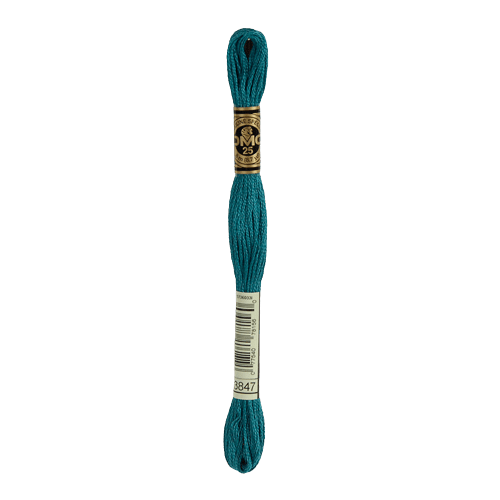 DMC 3847 Dark Teal Green Stranded Cotton Embroidery Floss