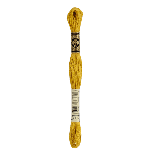 DMC 3852 Very Dark Straw Stranded Cotton Embroidery Floss