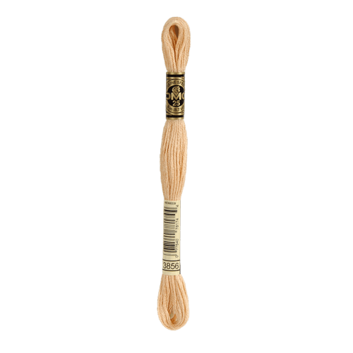 DMC 3856 Ultra Very Light Mahogany Stranded Cotton Embroidery Floss