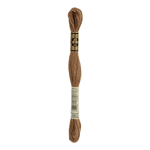 DMC 3862 Dark Mocha Beige Stranded Cotton Embroidery Floss