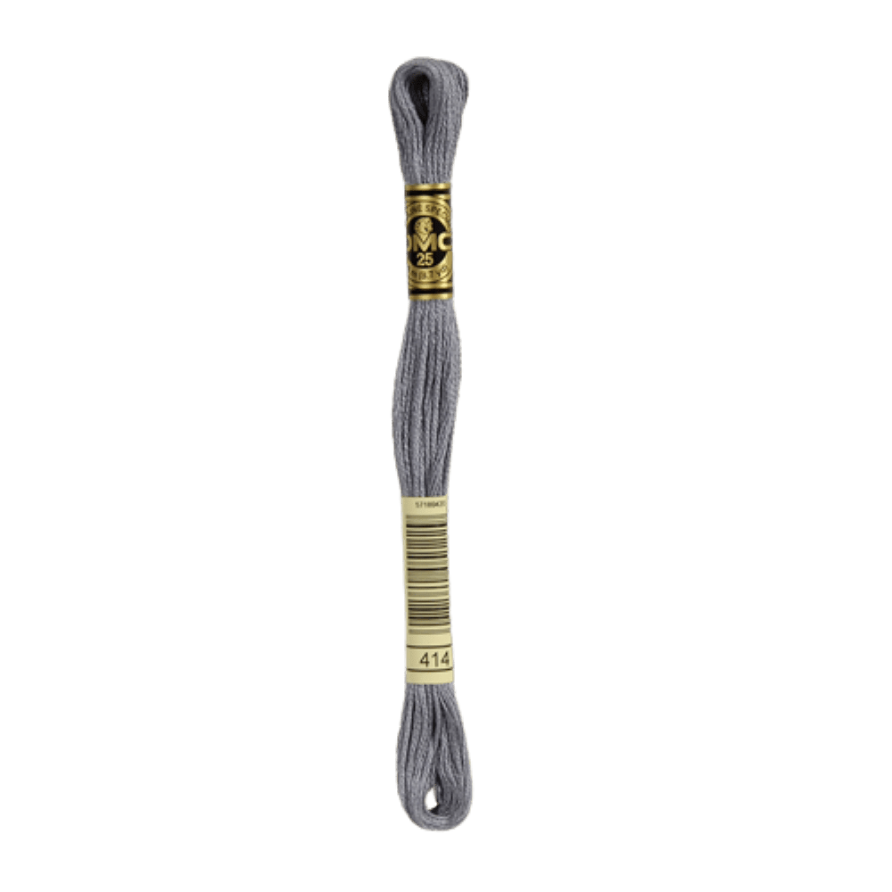 DMC 414 Dark Steel Grey Stranded Cotton Embroidery Floss