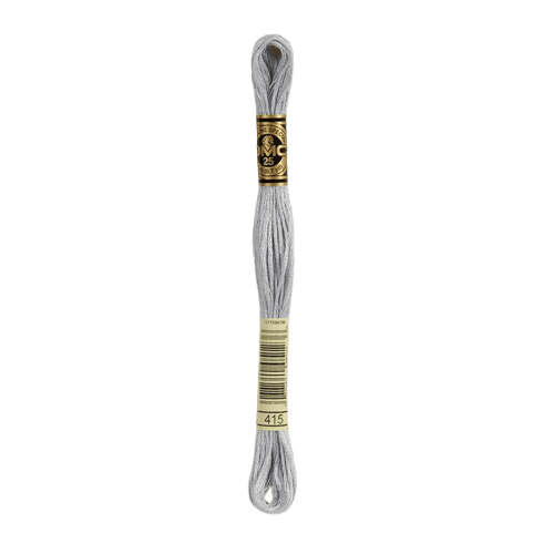 DMC 415 Pearl Grey Stranded Cotton Embroidery Floss