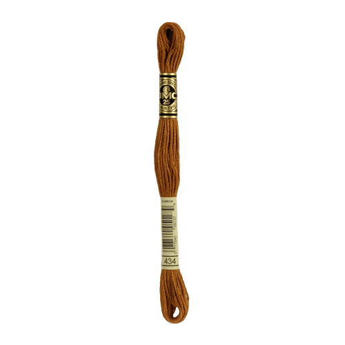 DMC 434 Light Brown Stranded Cotton Embroidery Floss