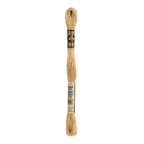 DMC 437 Light Tan Stranded Cotton Embroidery Floss