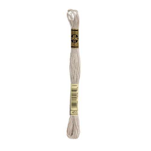 DMC 453 Light Shell Grey Stranded Cotton Embroidery Floss