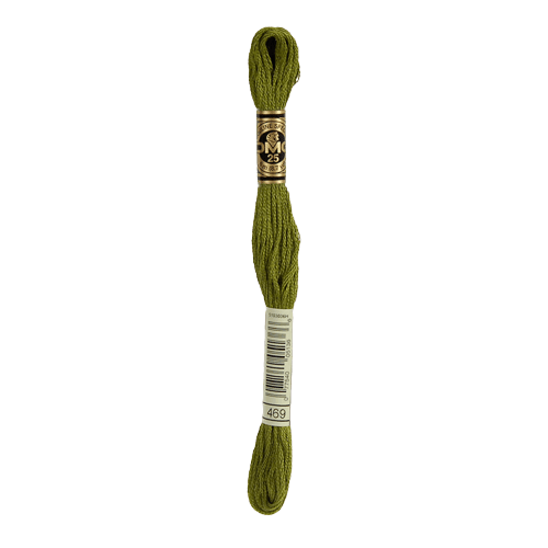 DMC 469 Avocado Green Stranded Cotton Embroidery Floss