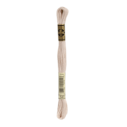 DMC 543 Ultra Very Light Beige Brown Stranded Cotton Embroidery Floss