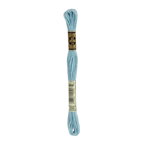 DMC 598 Light Turquoise Stranded Cotton Embroidery Floss