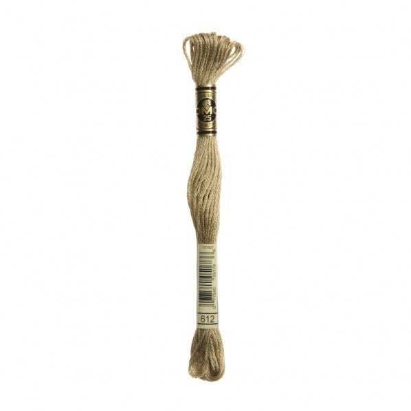 DMC 612 Light Drab Brown Stranded Cotton Embroidery Floss