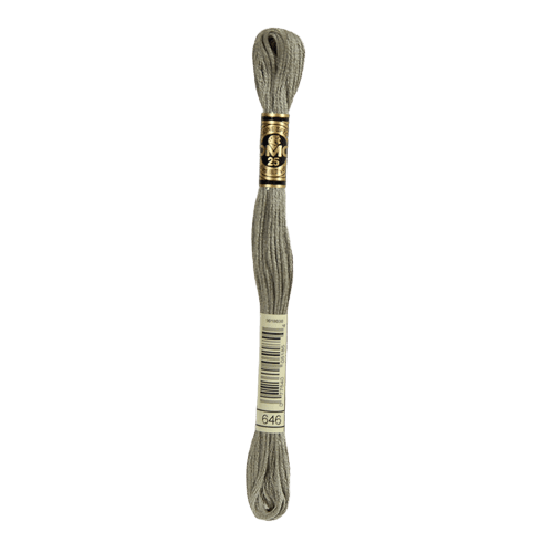 DMC 646 Dark Beaver Grey Stranded Cotton Embroidery Floss