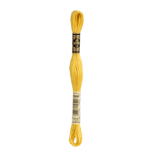 DMC 725 Medium Light Topaz Stranded Cotton Embroidery Floss
