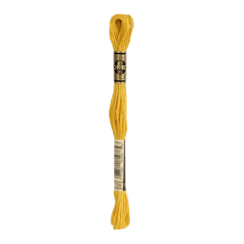 DMC 728 Topaz Stranded Cotton Embroidery Floss
