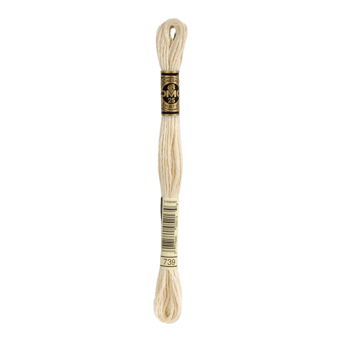 DMC 739 Ultra Very Light Tan Stranded Cotton Embroidery Floss