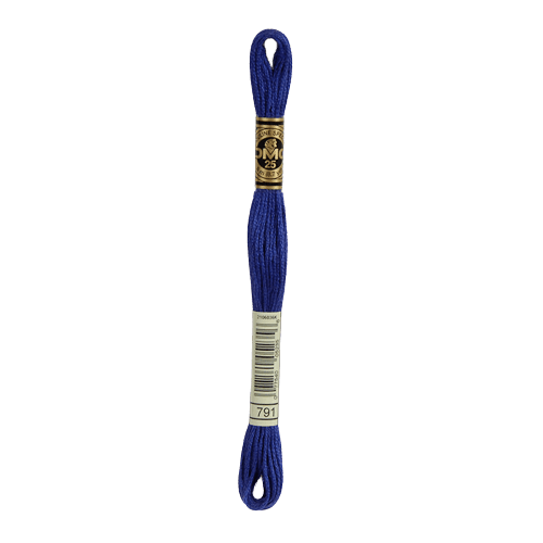 DMC 791 Very Dark Cornflower Blue Stranded Cotton Embroidery Floss