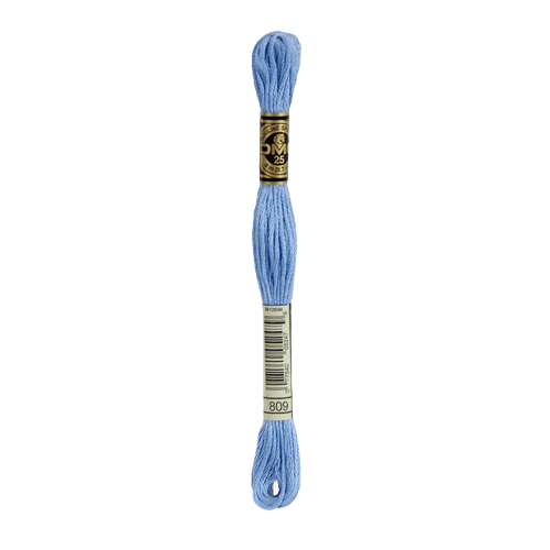 DMC 809 Delft Blue Stranded Cotton Embroidery Floss