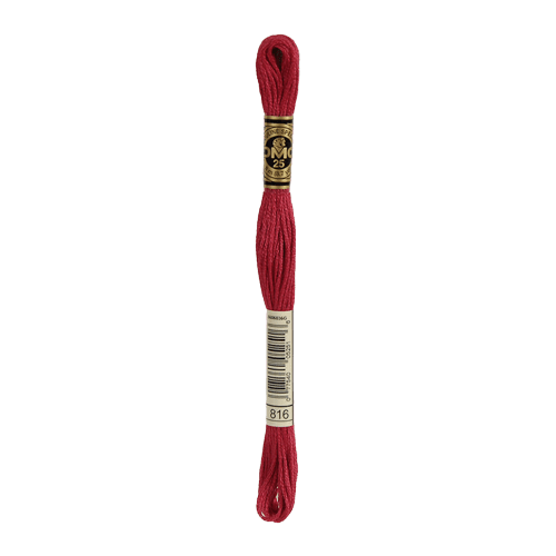 DMC 816 Garnet Stranded Cotton Embroidery Floss