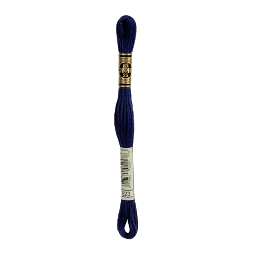 DMC 823 Dark Navy Blue Stranded Cotton Embroidery Floss