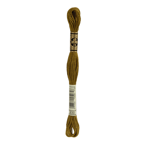 DMC 830 Dark Golden Olive Stranded Cotton Embroidery Floss