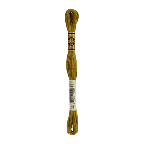 DMC 831 Medium Golden Olive Stranded Cotton Embroidery Floss