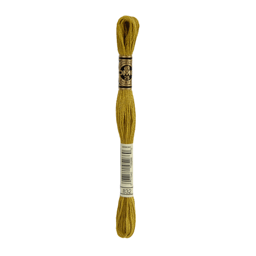 DMC 832 Golden Olive Stranded Cotton Embroidery Floss