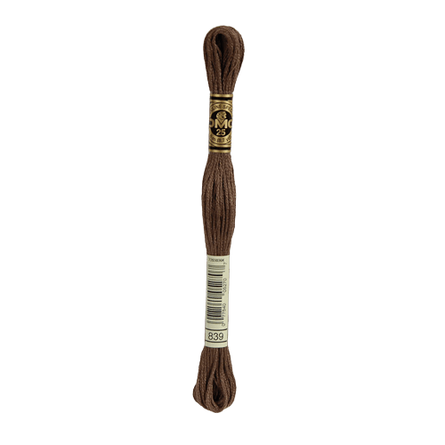 DMC 839 Dark Beige Brown Stranded Cotton Embroidery Floss