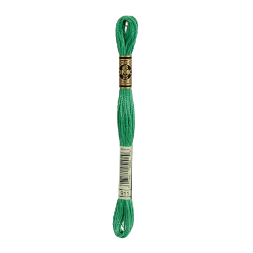 DMC 911 Medium Emerald Green Stranded Cotton Embroidery Floss