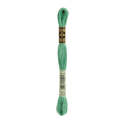 DMC 913 Medium Nile Green Stranded Cotton Embroidery Floss