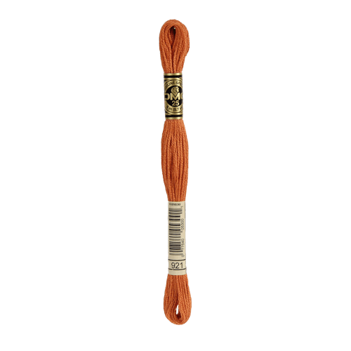DMC 921 Copper Stranded Cotton Embroidery Floss