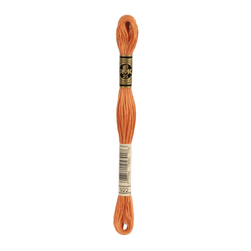 DMC 922 Light Copper Stranded Cotton Embroidery Floss