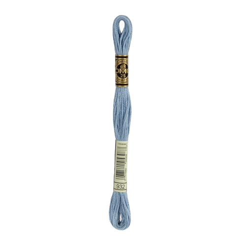 DMC 932 Light Antique Blue Stranded Cotton Embroidery Floss
