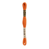 DMC 946 Medium Burnt Orange Stranded Cotton Embroidery Floss