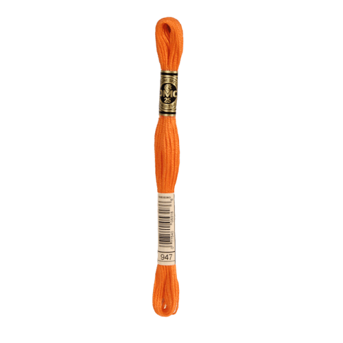 DMC 947 Burnt Orange Stranded Cotton Embroidery Floss