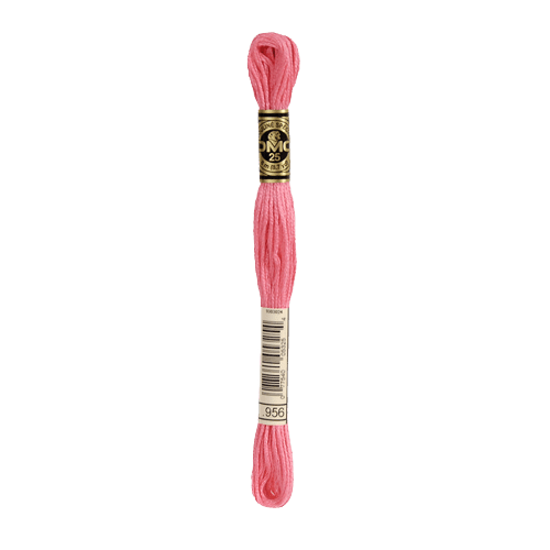 DMC 956 Geranium Stranded Cotton Embroidery Floss