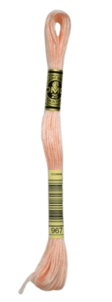 DMC 967 Very Light Apricot Stranded Cotton Embroidery Floss