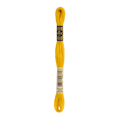 DMC 972 Deep Canary Stranded Cotton Embroidery Floss