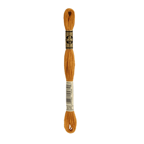 DMC 976 Medium Golden Brown Stranded Cotton Embroidery Floss