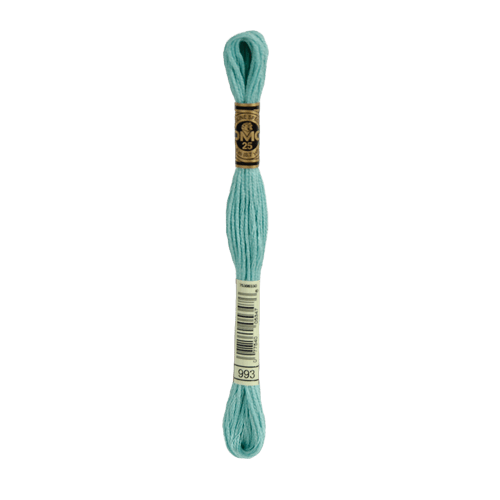 DMC 993 Very Light Aquamarine Stranded Cotton Embroidery Floss