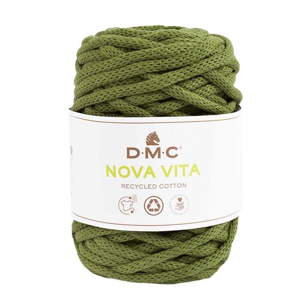 DMC Nova Vita 4mm Recycled Cotton Khaki (250g Ball)