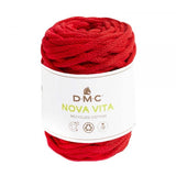 DMC Nova Vita 4mm Recycled Cotton Red (250g Ball)