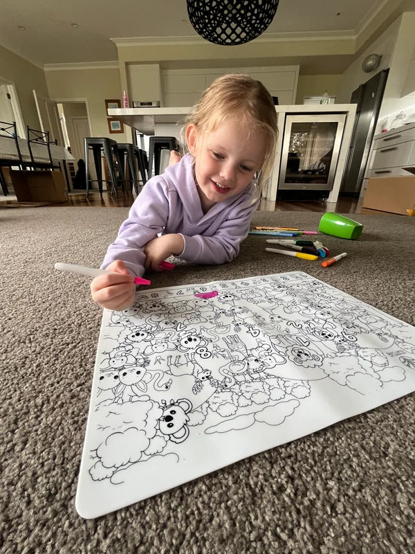 Seek 'n' Spot Colouring Mat Cars and Trucks